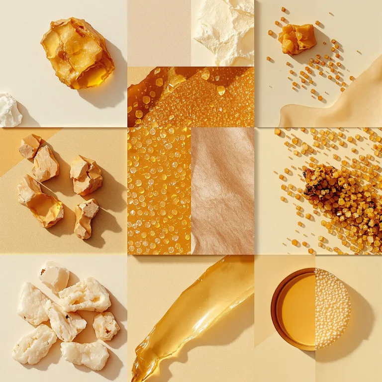 benzoin — one material in the palette