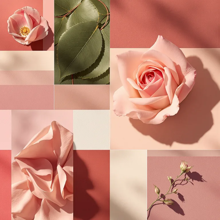 rose accord — one material in the palette